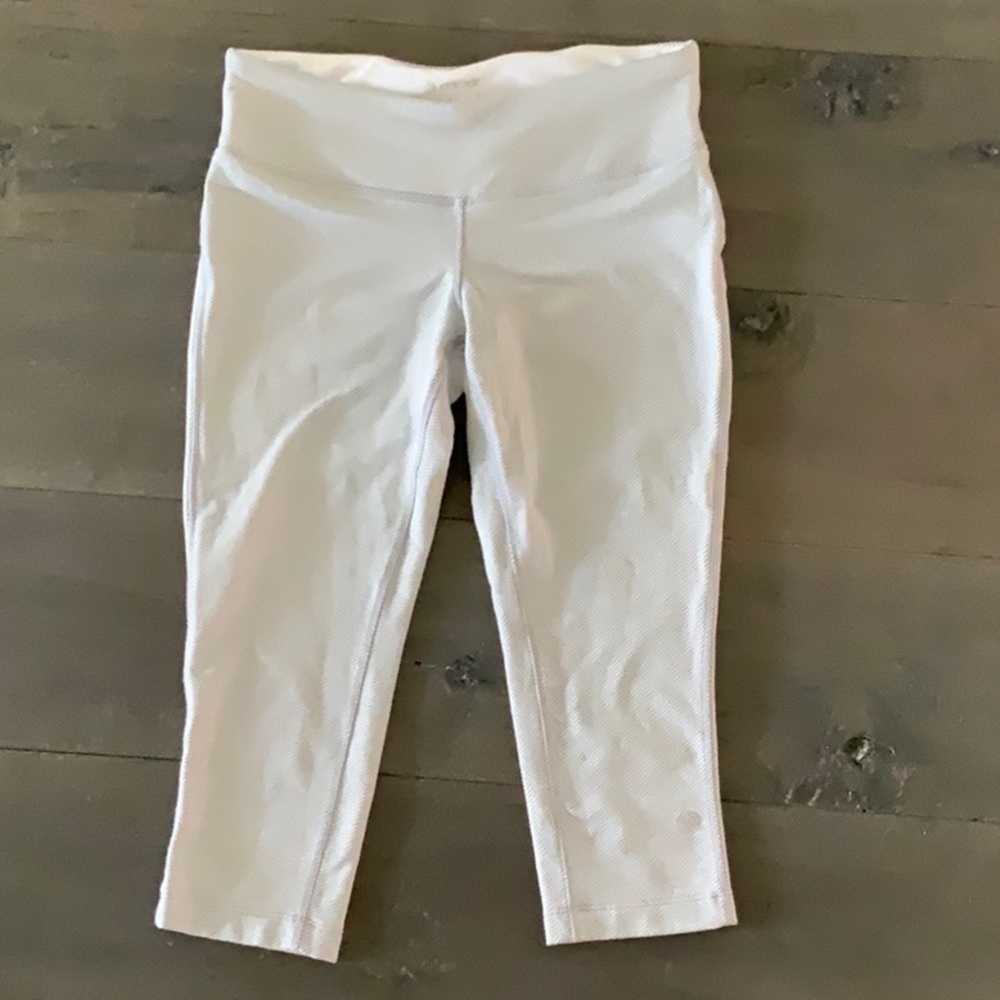 White Chevron Leggings